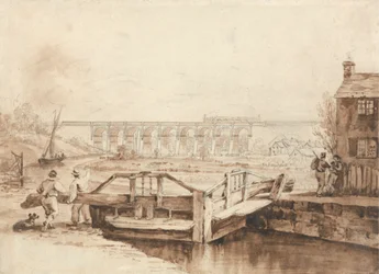 Das Viadukt über den Sankey-Kanal
