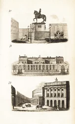 Charing Cross, Carlton House und der Quadrant, Regent Street