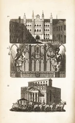 London Guildhall, Gog und Magog und das Mansion House
