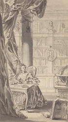 Unidentifizierte Zeitschrift/Spiel-Illustration