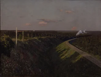 Ein Zug unterwegs, 1890er Jahre