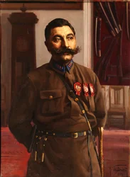 Porträt von Semyon Mikhailovich Budyonny 1883-1973, 1929