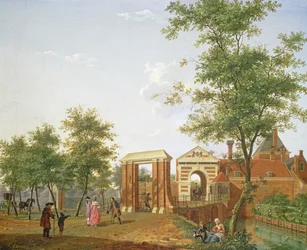 Ansicht des Zylpoort, Haarlem, 1780