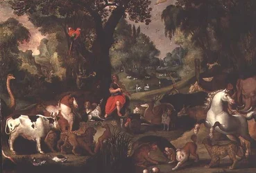 Orpheus bezaubert die Tiere