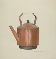 Kupferner Teekessel