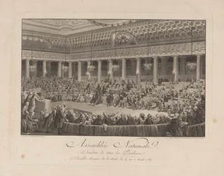 Die Nacht des 4. August 1789 in der Nationalversammlung, 1790