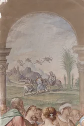 (Detail) aus Die Darstellung Jesu im Tempel