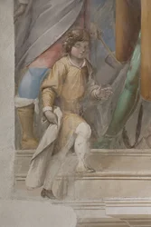 Detail aus der Heirat der Jungfrau Maria