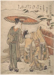 Abendschnee in Uchikawa