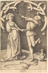 Der Jongleur und die Frau