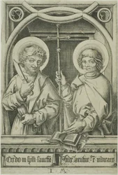 Heiliger Bartholomäus und Heiliger Philippus aus Die Zwölf Apostel