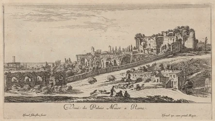 Ansicht des Maior-Palastes in Rom
