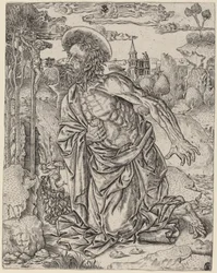 Heiliger Hieronymus in Buße