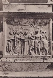 Ara Del Tempio Di Mercurio Di Vespasiano, Altar des Merkur- oder Vespasian-Tempels