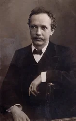 Porträt des deutschen Komponisten Richard Strauss (1864-1949)
