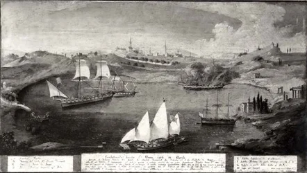 Ein Vorfall im Leben des venezianischen Kapitäns Ivanovich da Dabrota und seines Bruders Tseppo gegen türkische Piraten