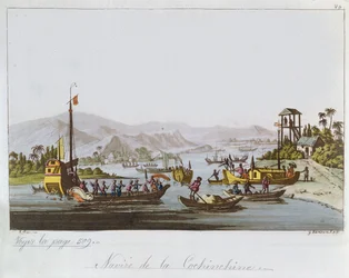 Boote in Cochinchina, ca. 1820-25