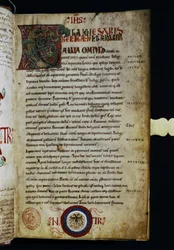 CAESAR Gaius Julius: Eine Seite von "Commentarii de Bello Gallico"