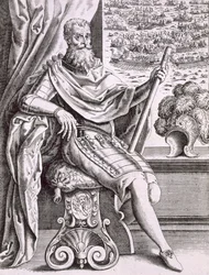 Kostüm und Rüstung des Kapitäns der venezianischen Armada, die die Türken in der Schlacht von Lepanto besiegte, 1876