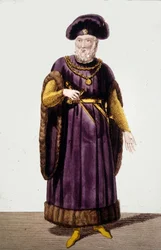 Kostüm für Marino Faliero in der Oper von Gaetano Donizetti