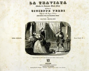 Cover des Heftes von „La Traviata“ von Giuseppe Verdi