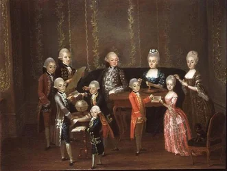 Elegantes Familieninterieur