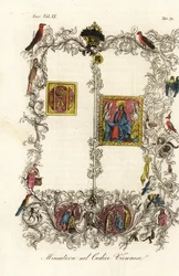 Erste Seite des berühmten Wiener Codex der Goldenen Bulle