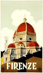 Florenz Reiseplakat, ca. 1930