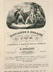 Frontispiz zu einer Cembaloreduktion von 