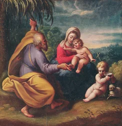 Heilige Familie, Parma, 2. Hälfte des 16. Jahrhunderts