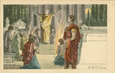 Illustration für den Roman Quo Vadis von Henryk Sienkiewicz