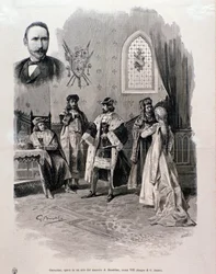 Illustration von Pierre Gringoire, Oper von Antonio Scontrino