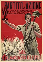 Italienisches Propagandaposter "Partito d