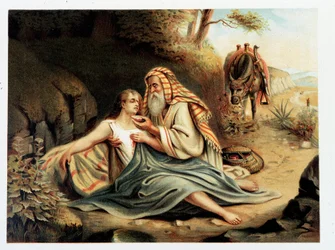 Der barmherzige Samariter - in „Aurea Bibbia classica: storia della rivelazione divina nell