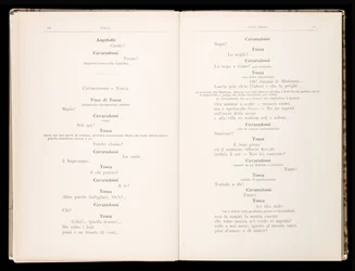 Libretto della Tosca, Edizione Ricordi, Italien