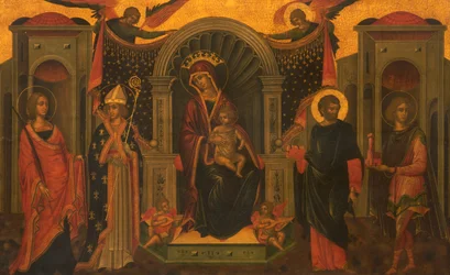 Madonna mit Kind und Heiligen, ca. 1600