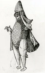 Monstrum Marinum rudimenta habitus Episcopi referens, 1642