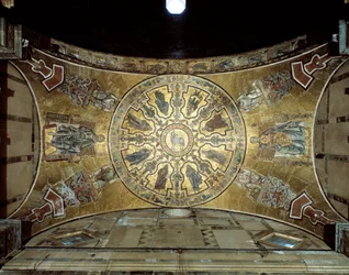 Mosaiken des Gewölbes der Scarsella, nach 1202