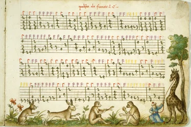Notenblatt aus Compositione di Meser Vincenzo Capirola, komponiert von Vincenzo Capirola