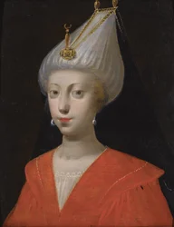 Porträt der Sultanin Roxelane (Russelazie, die Ruthenierin), oder Hurrem (geborene Anastasia Lisovska)