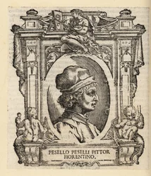 Porträt von Francesco Pesellino, italienischer Maler aus Florenz