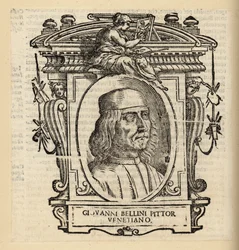 Porträt von Giovanni Bellini, italienischer Renaissance-Maler aus Venedig, circa 1430-1516