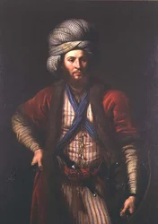 Porträt eines ungarischen Kriegers, Florentiner Schule, ca. 1650