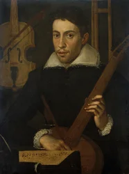 Porträt eines Musikers, ca. 1570-1590