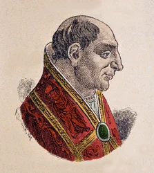 Porträt von Papst Benedikt V. (964)