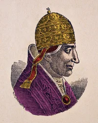 Porträt von Papst Stephan IX (1057-1058)