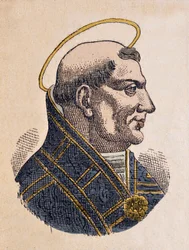 Porträt von Papst Johannes II