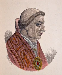 Porträt von Papst Johannes V (685-686)