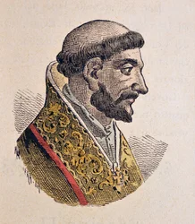 Porträt von Papst Johannes XI. (931-935)