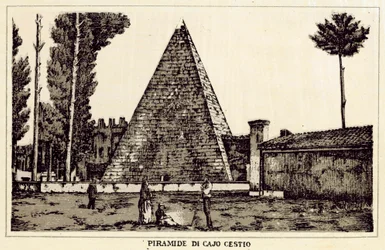 Rom: Pyramide des Cestius